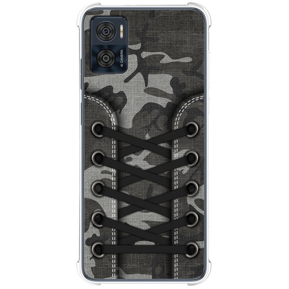 Funda Silicona Antigolpes para Motorola Moto E22 / E22i diseño Zapatillas 15 Dibujos