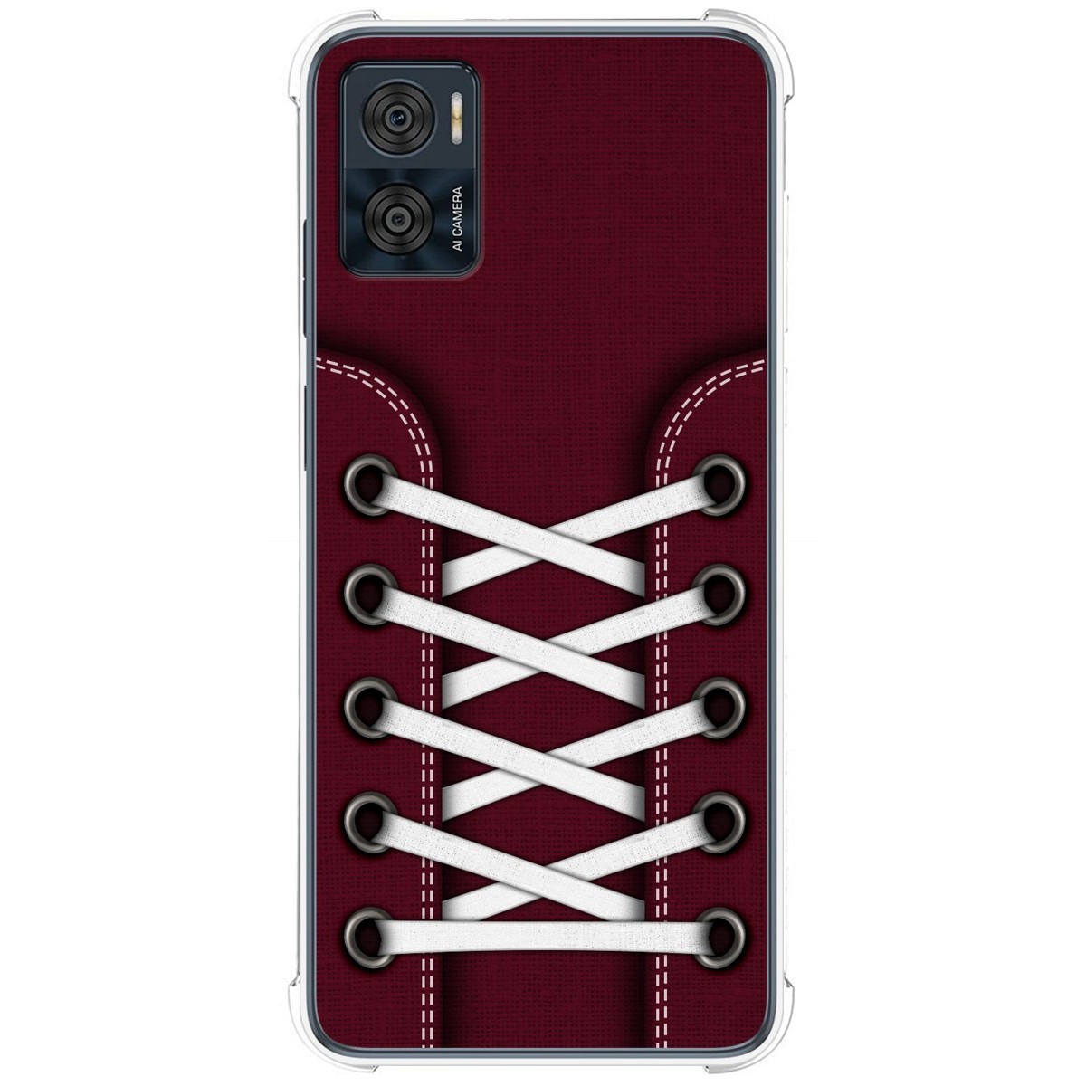Funda Silicona Antigolpes para Motorola Moto E22 / E22i diseño Zapatillas 17 Dibujos