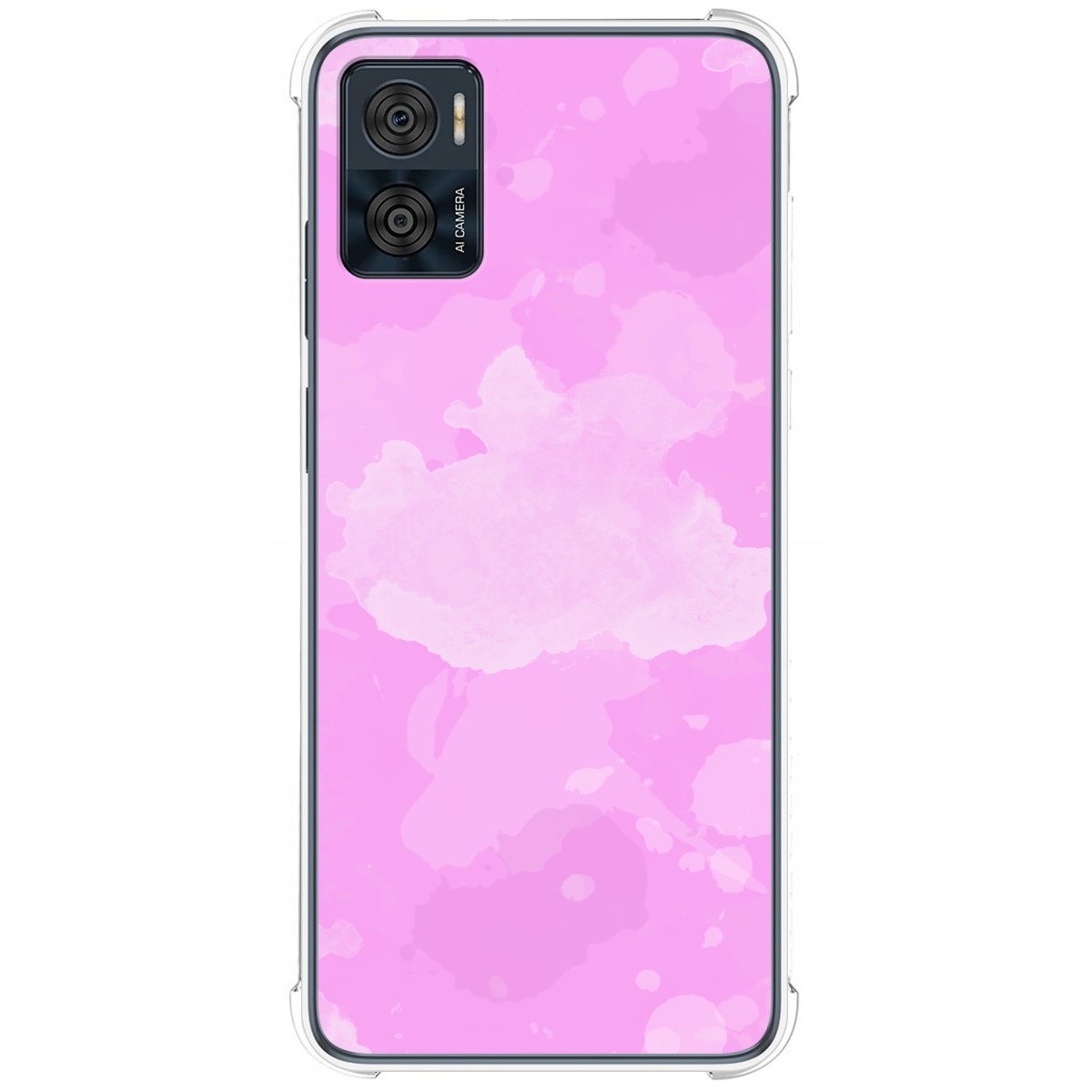 Funda Silicona Antigolpes para Motorola Moto E22 / E22i diseño Acuarela 04 Dibujos