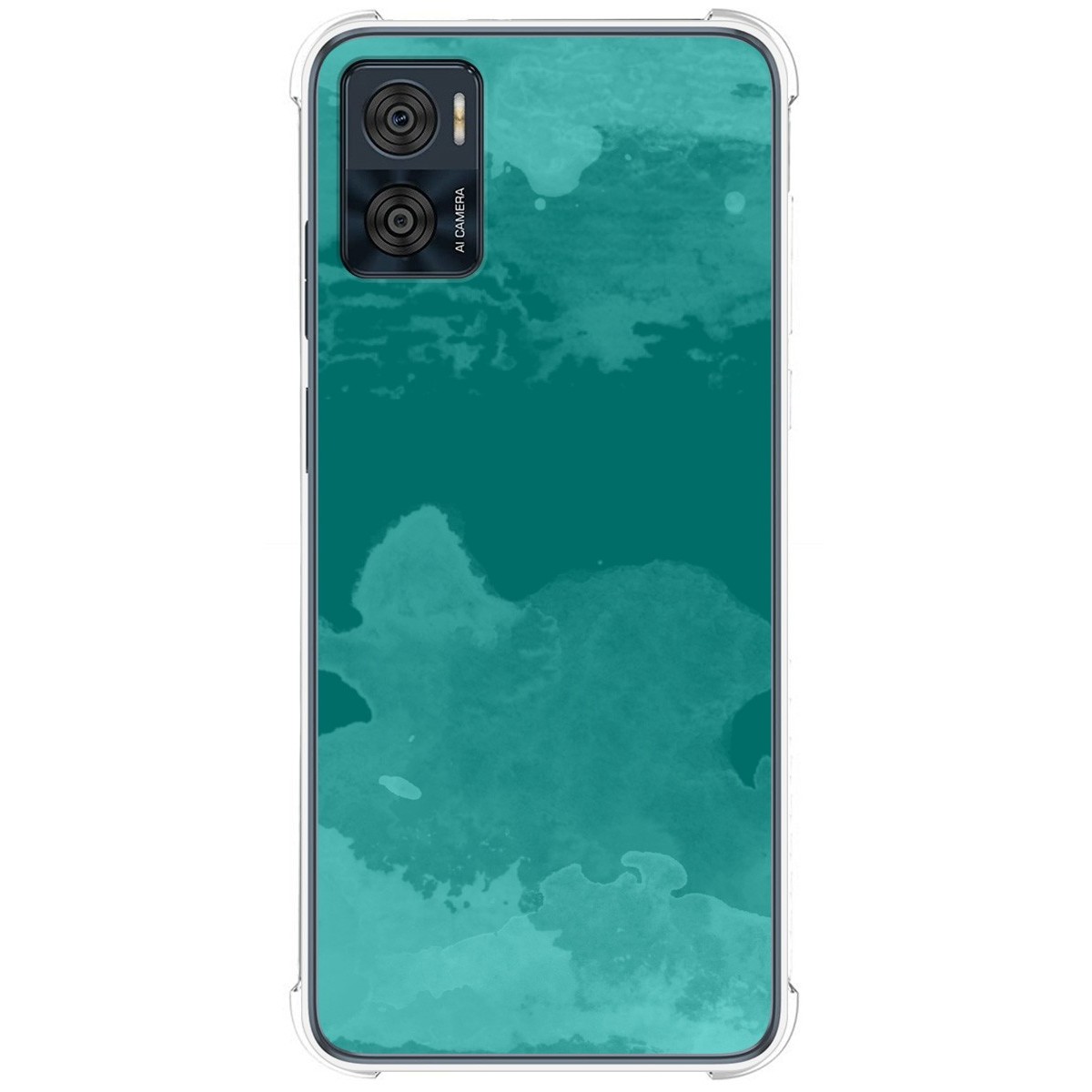 Funda Silicona Antigolpes para Motorola Moto E22 / E22i diseño Acuarela 06 Dibujos