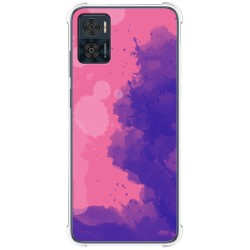 Funda Silicona Antigolpes para Motorola Moto E22 / E22i diseño Acuarela 07 Dibujos