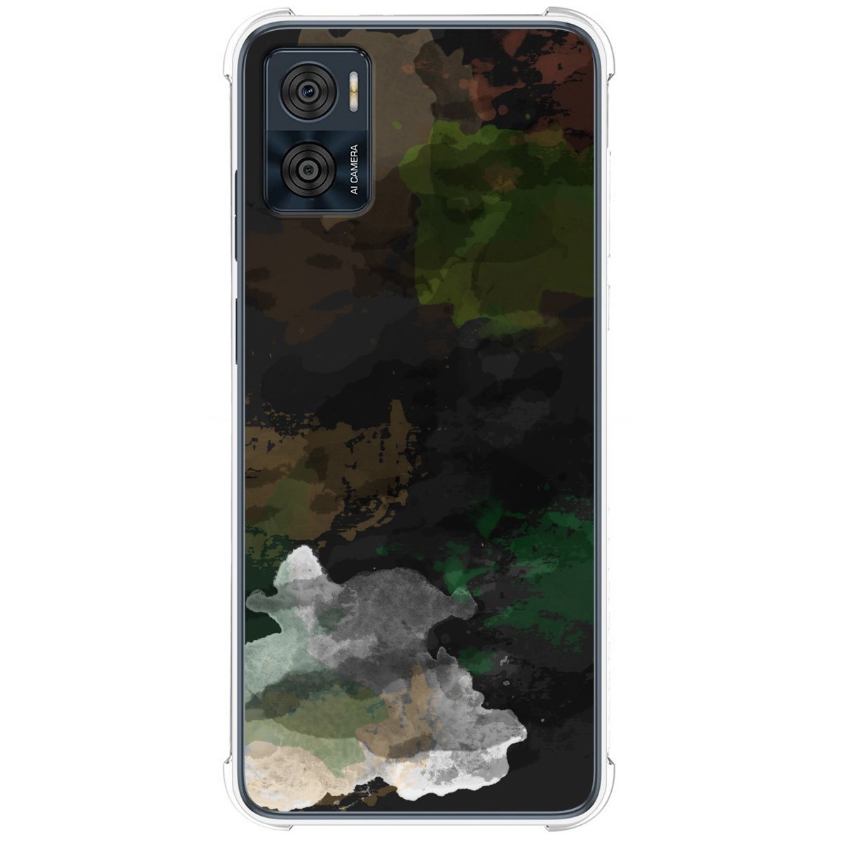 Funda Silicona Antigolpes para Motorola Moto E22 / E22i diseño Acuarela 12 Dibujos