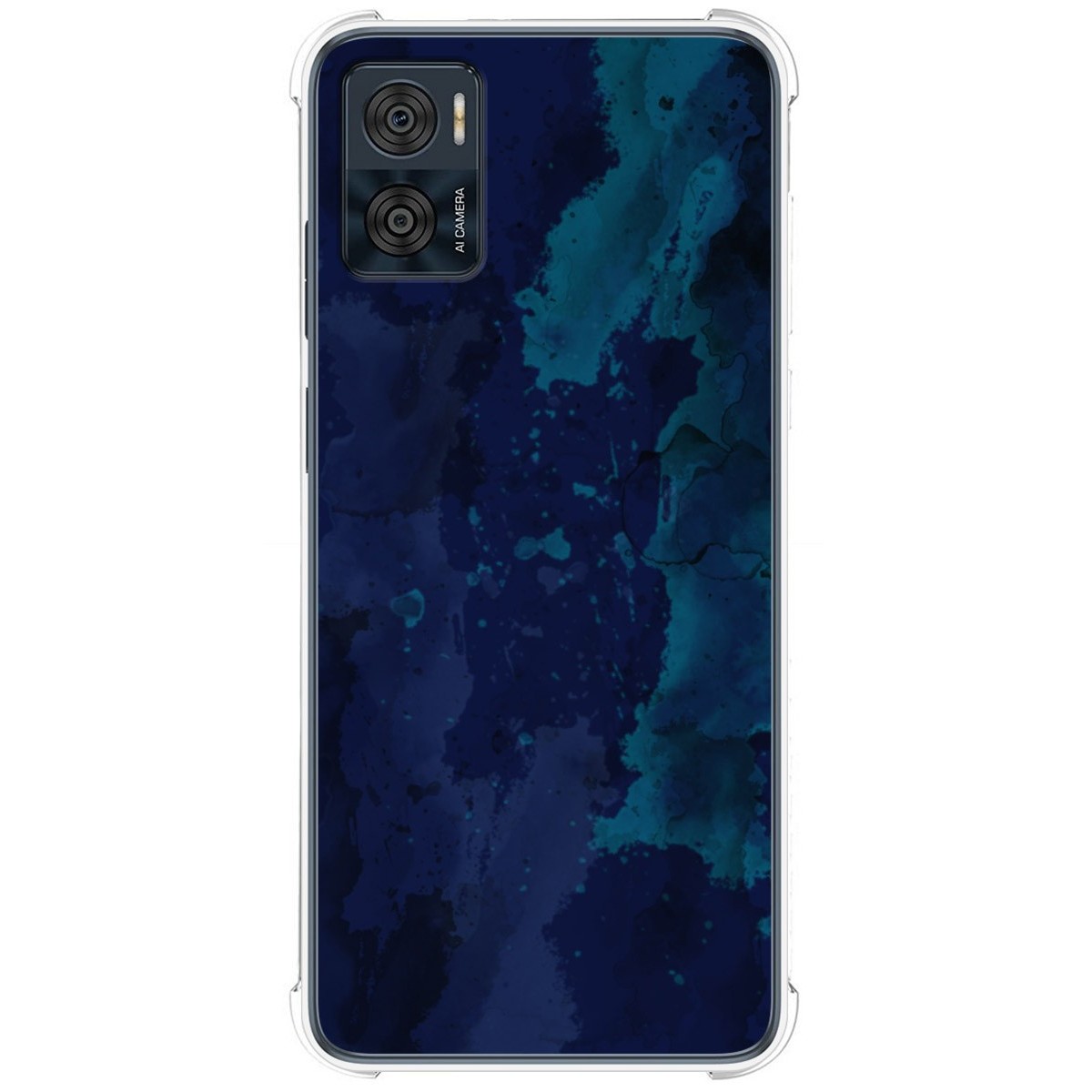 Funda Silicona Antigolpes para Motorola Moto E22 / E22i diseño Acuarela 13 Dibujos