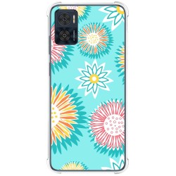 Funda Silicona Antigolpes para Motorola Moto E22 / E22i diseño Flores 05 Dibujos