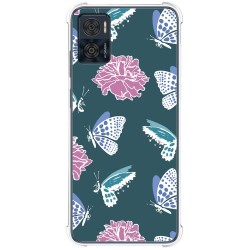 Funda Silicona Antigolpes para Motorola Moto E22 / E22i diseño Flores 10 Dibujos