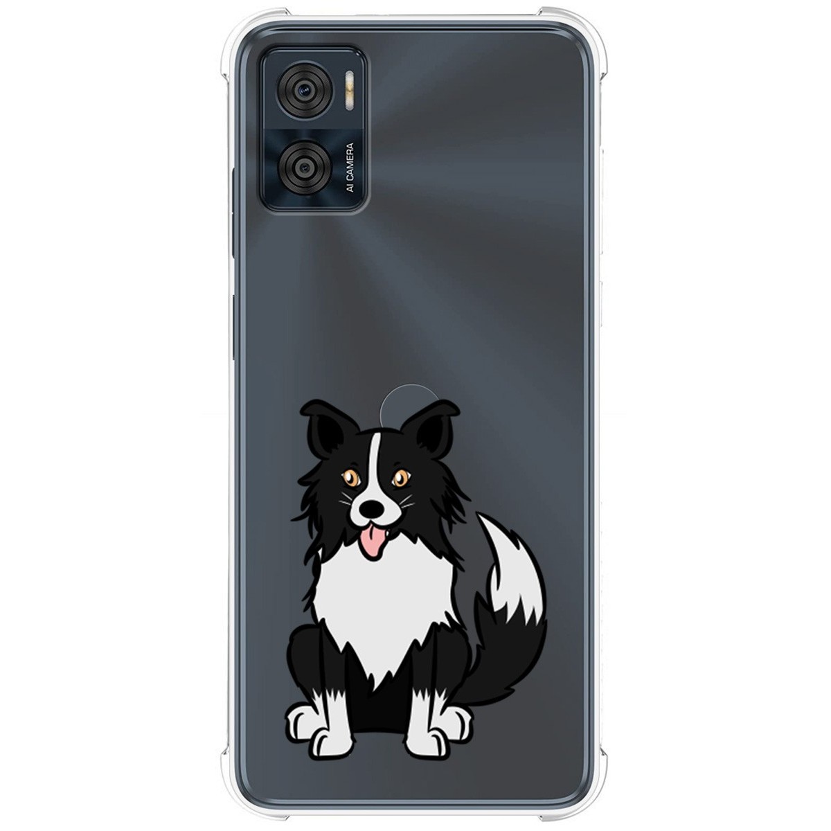 Funda Silicona Antigolpes para Motorola Moto E22 / E22i diseño Perros 01 Dibujos