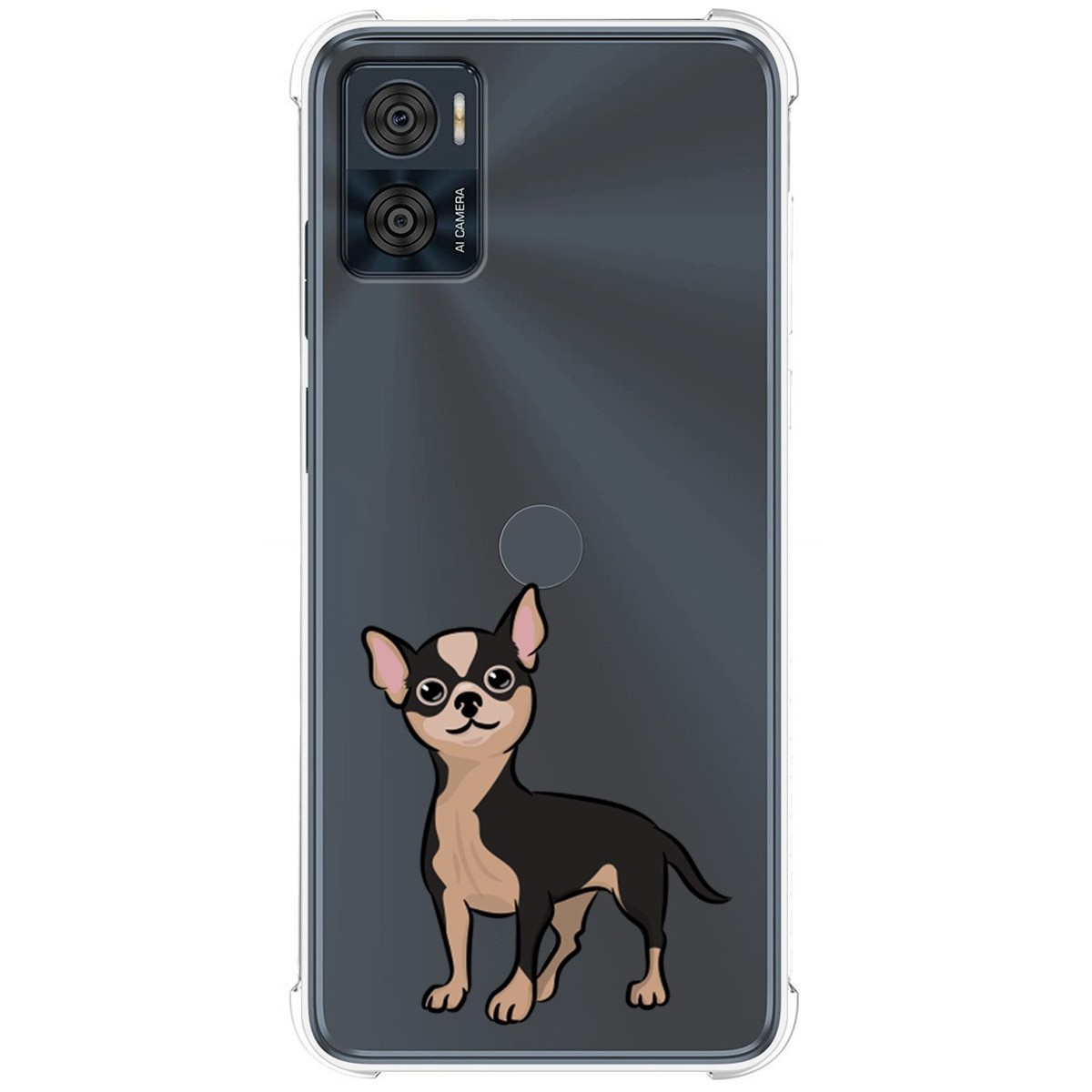 Funda Silicona Antigolpes para Motorola Moto E22 / E22i diseño Perros 05 Dibujos