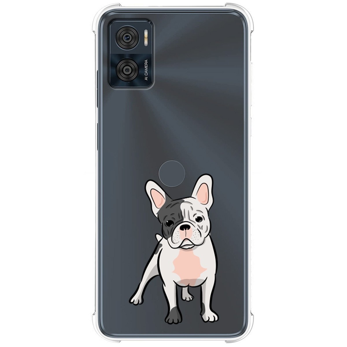 Funda Silicona Antigolpes para Motorola Moto E22 / E22i diseño Perros 06 Dibujos