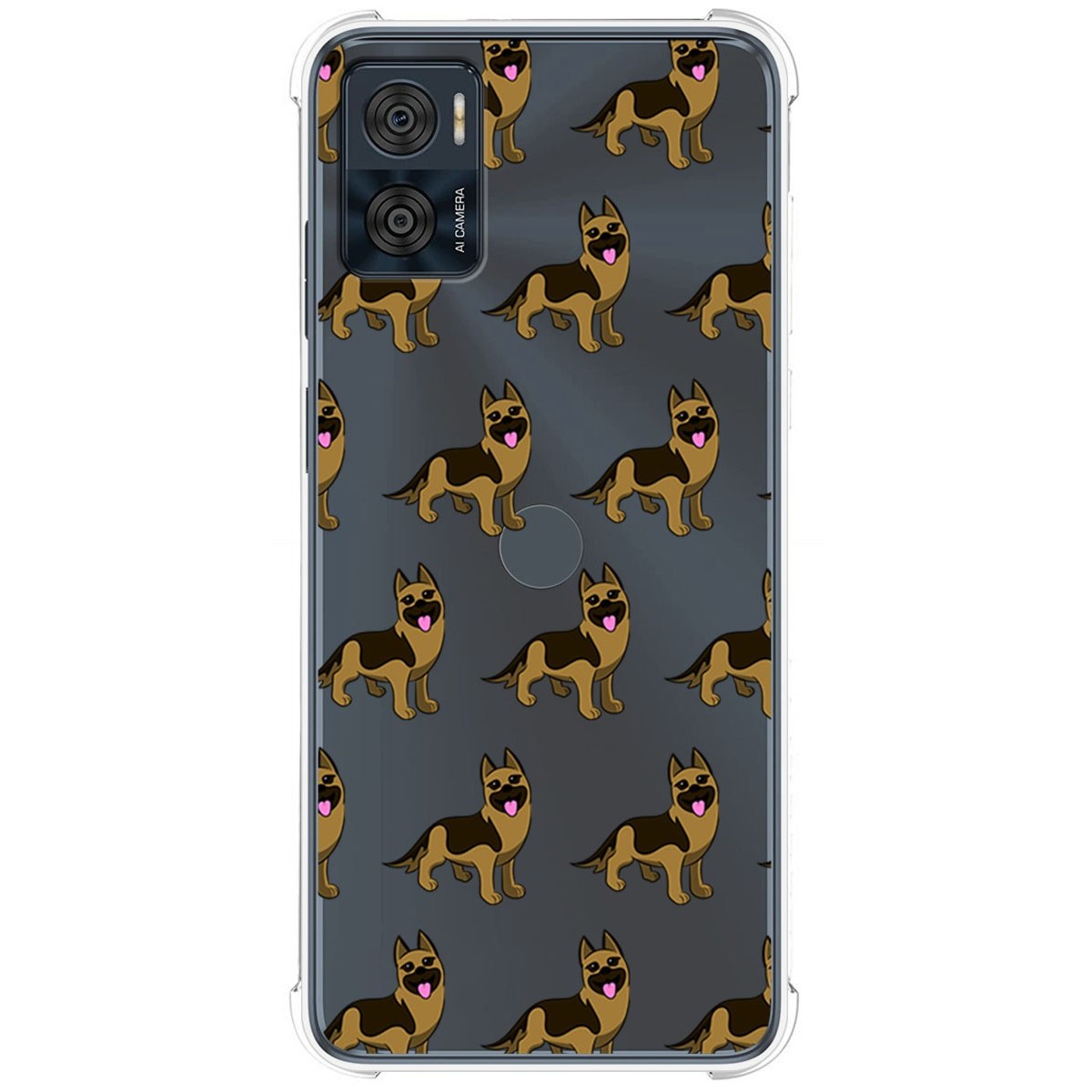 Funda Silicona Antigolpes para Motorola Moto E22 / E22i diseño Perros 09 Dibujos
