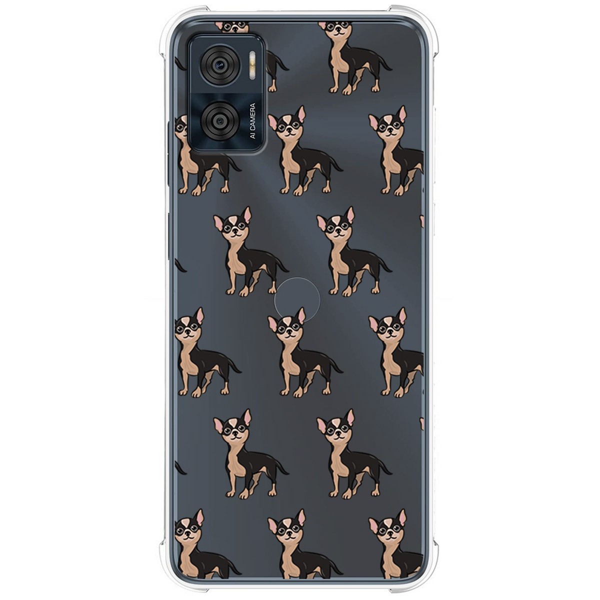 Funda Silicona Antigolpes para Motorola Moto E22 / E22i diseño Perros 11 Dibujos