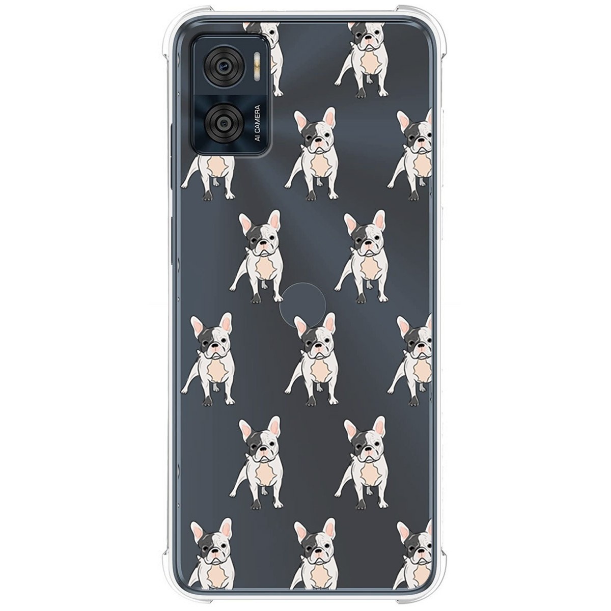 Funda Silicona Antigolpes para Motorola Moto E22 / E22i diseño Perros 12 Dibujos