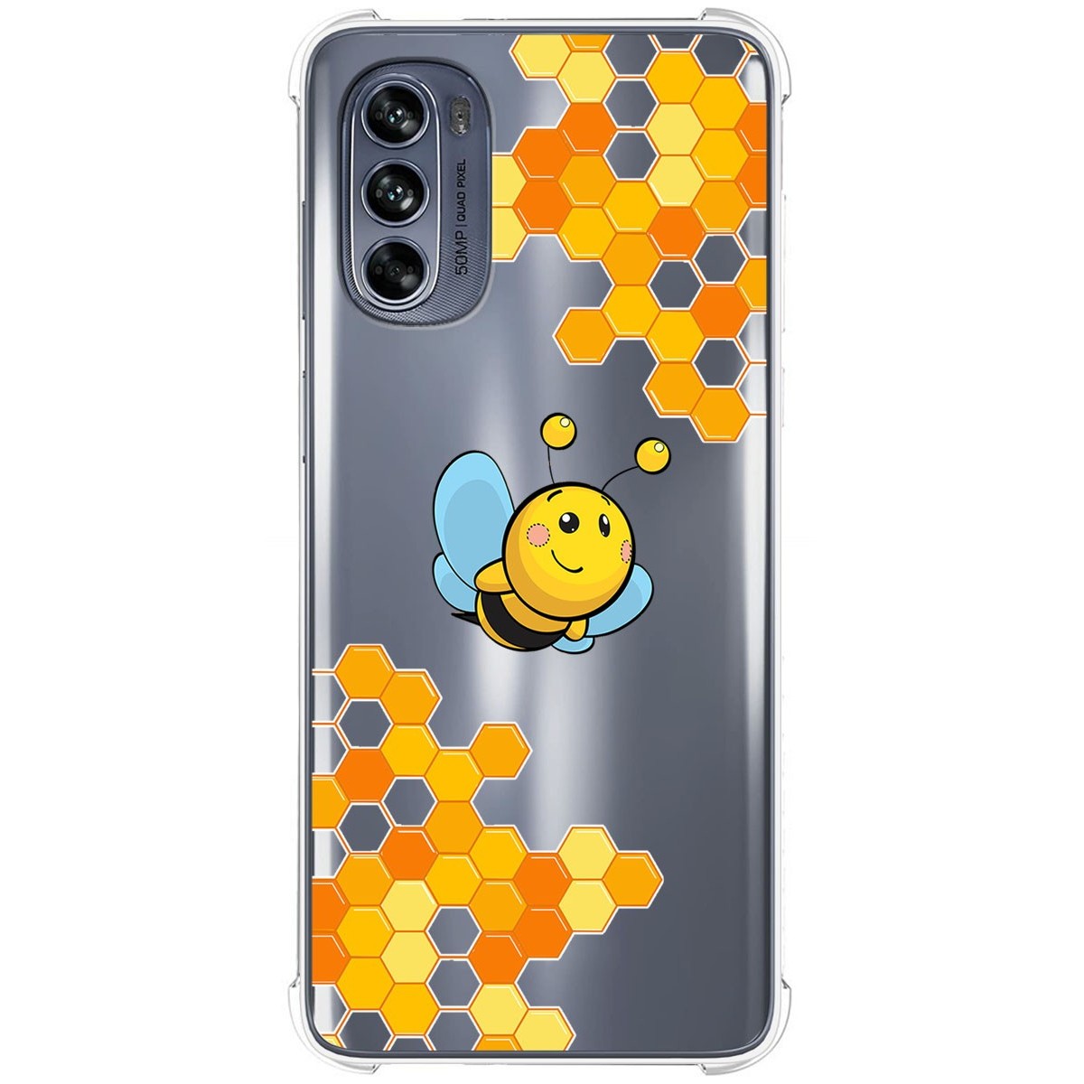Funda Silicona Antigolpes para Motorola Moto G62 5G diseño Abeja Dibujos