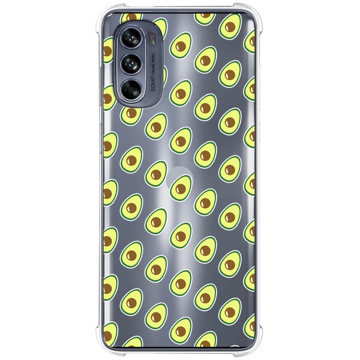 Funda Silicona Antigolpes para Motorola Moto G62 5G diseño Aguacate Dibujos
