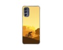 Funda Silicona Antigolpes para Motorola Moto G62 5G diseño Ciclista Dibujos