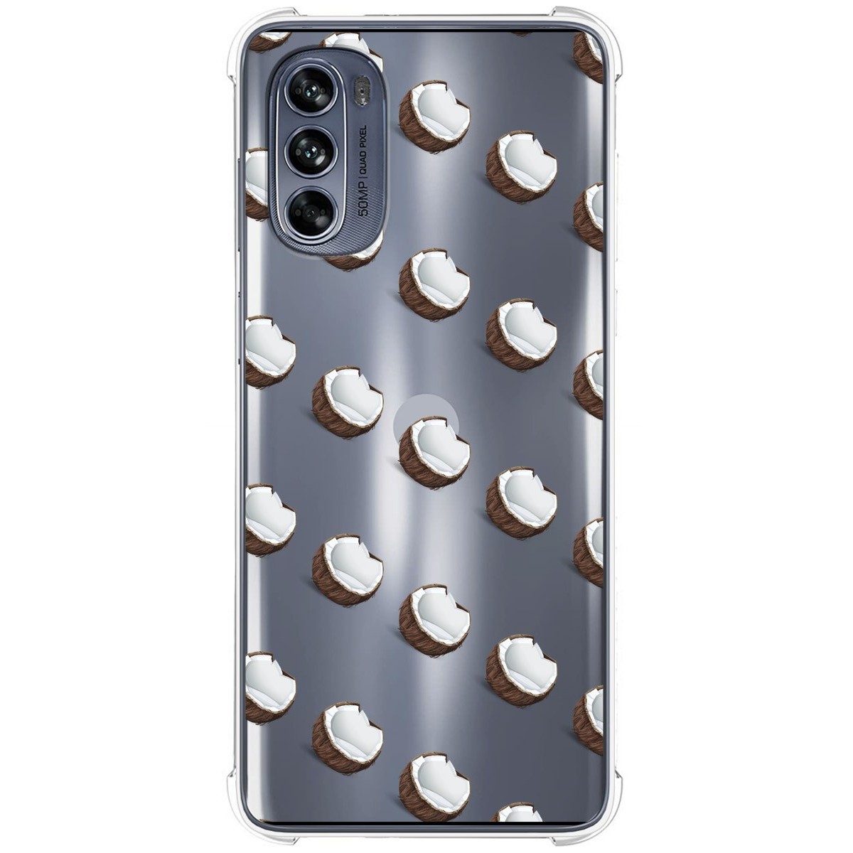 Funda Silicona Antigolpes para Motorola Moto G62 5G diseño Cocos Dibujos