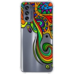 Funda Silicona Antigolpes para Motorola Moto G62 5G diseño Colores Dibujos