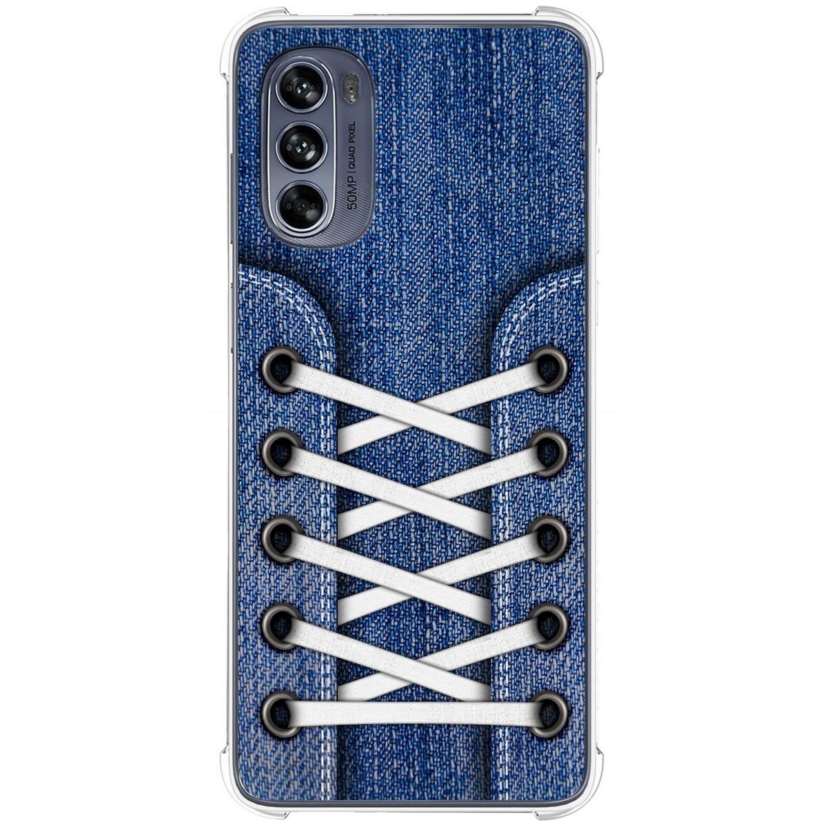 Funda Silicona Antigolpes para Motorola Moto G62 5G diseño Zapatillas 01 Dibujos