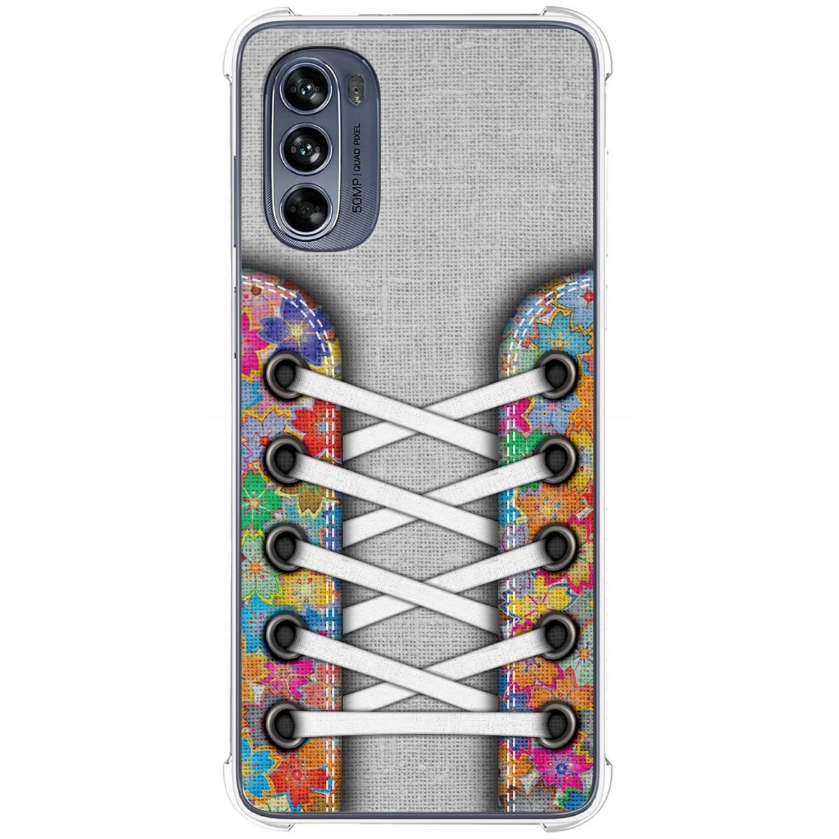 Funda Silicona Antigolpes para Motorola Moto G62 5G diseño Zapatillas 04 Dibujos