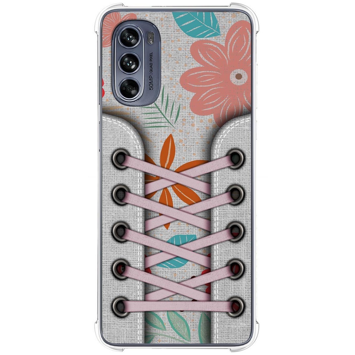 Funda Silicona Antigolpes para Motorola Moto G62 5G diseño Zapatillas 09 Dibujos