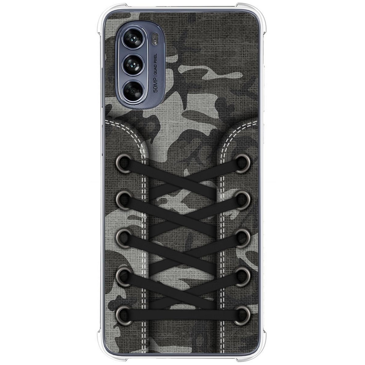 Funda Silicona Antigolpes para Motorola Moto G62 5G diseño Zapatillas 15 Dibujos