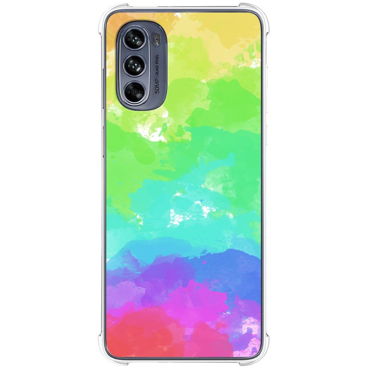 Funda Silicona Antigolpes para Motorola Moto G62 5G diseño Acuarela 03 Dibujos