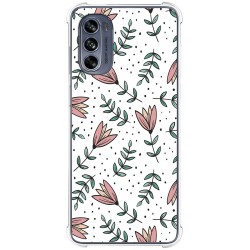 Funda Silicona Antigolpes para Motorola Moto G62 5G diseño Flores 01 Dibujos