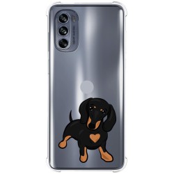 Funda Silicona Antigolpes para Motorola Moto G62 5G diseño Perros 04 Dibujos