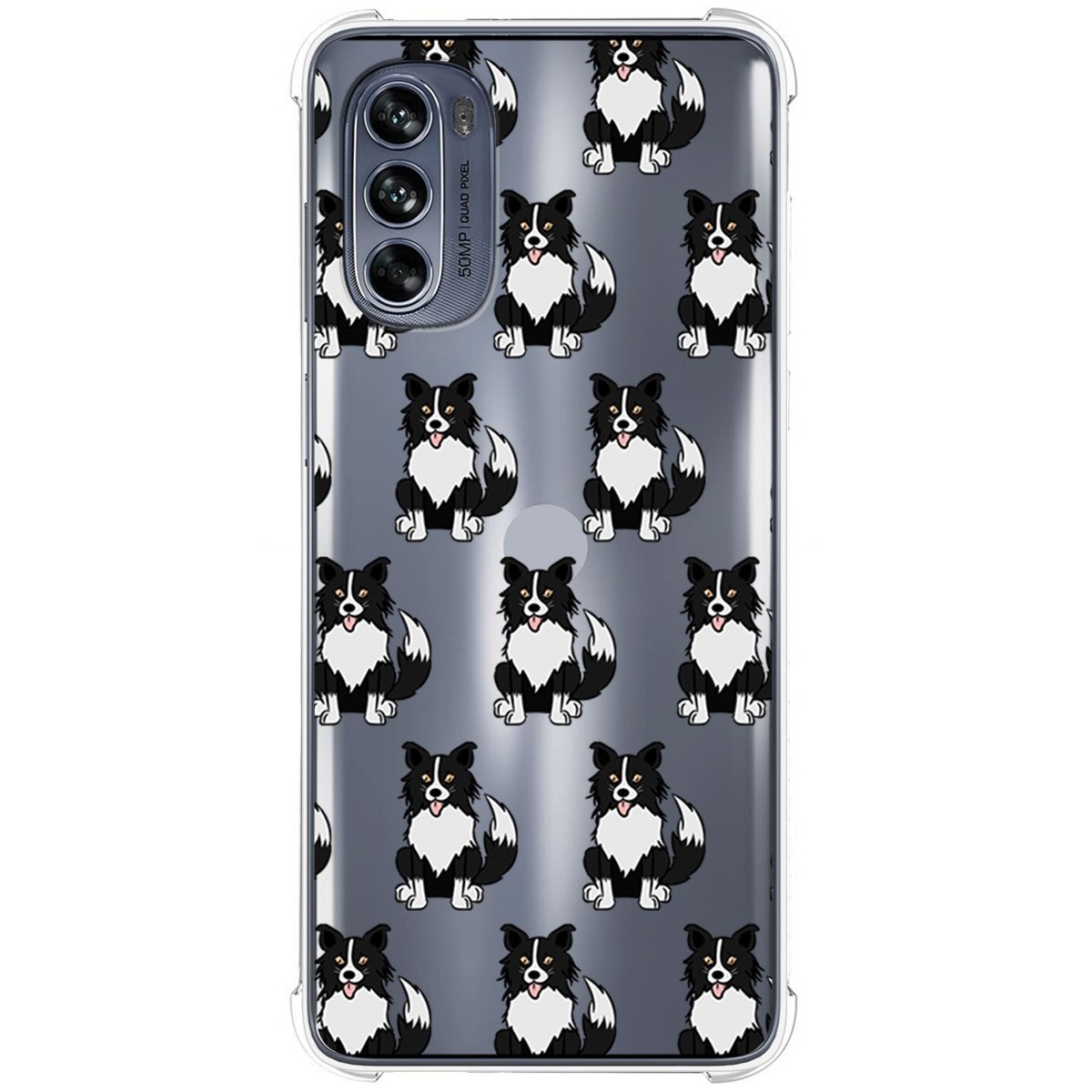 Funda Silicona Antigolpes para Motorola Moto G62 5G diseño Perros 07 Dibujos