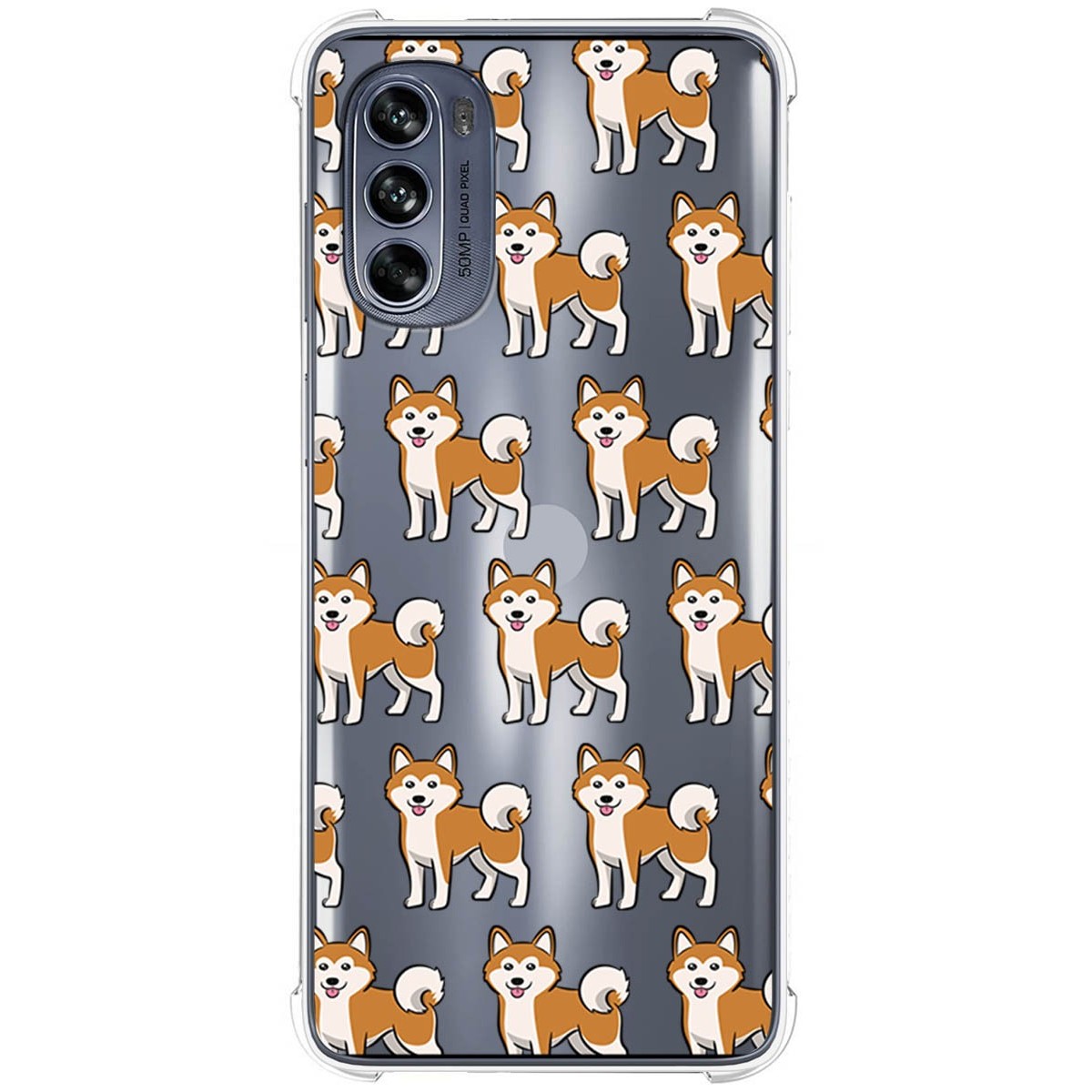 Funda Silicona Antigolpes para Motorola Moto G62 5G diseño Perros 08 Dibujos