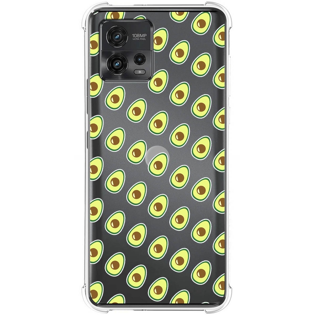 Funda Silicona Antigolpes para Motorola Moto G72 4G diseño Aguacate Dibujos