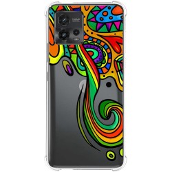 Funda Silicona Antigolpes para Motorola Moto G72 4G diseño Colores Dibujos