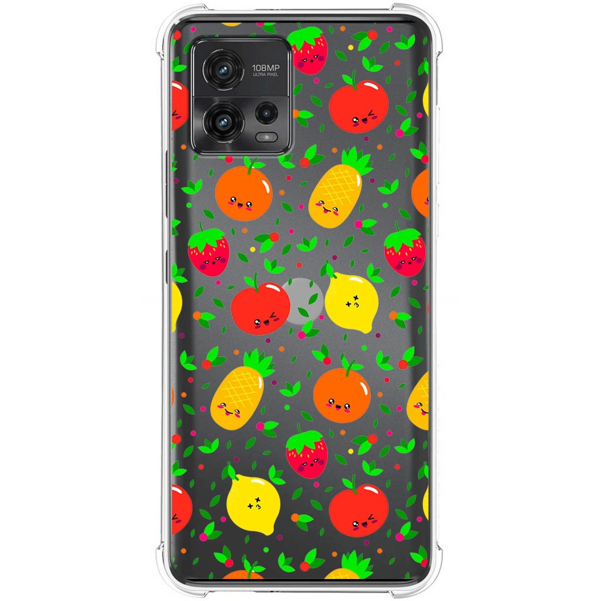 Funda Silicona Antigolpes para Motorola Moto G72 4G diseño Frutas 01 Dibujos