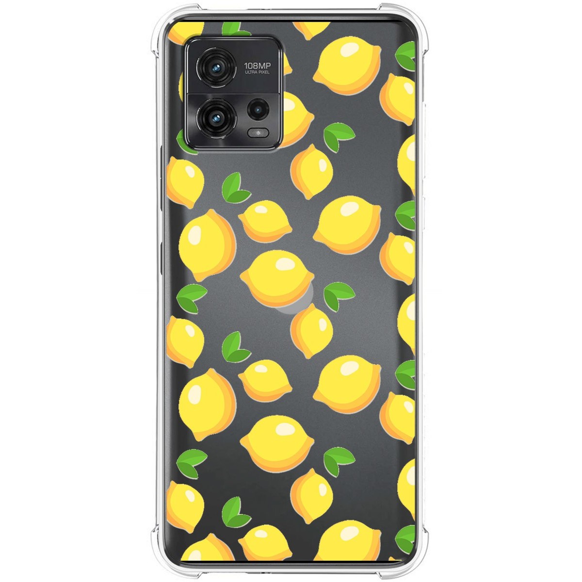 Funda Silicona Antigolpes para Motorola Moto G72 4G diseño Limones Dibujos