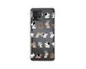Funda Silicona Antigolpes para Motorola Moto G72 4G diseño Perros Dibujos