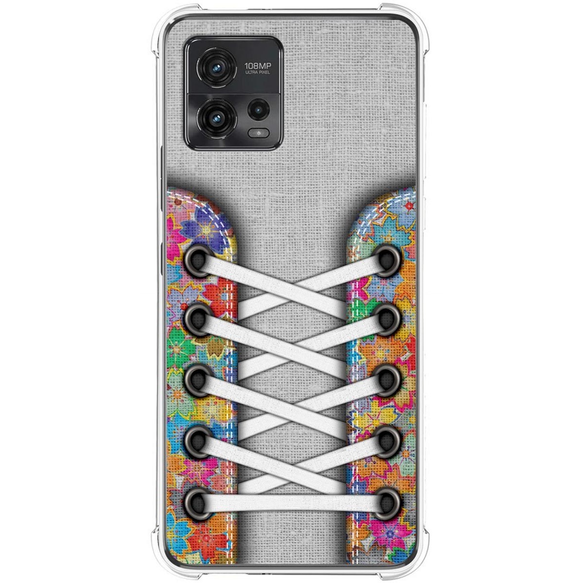 Funda Silicona Antigolpes para Motorola Moto G72 4G diseño Zapatillas 04 Dibujos