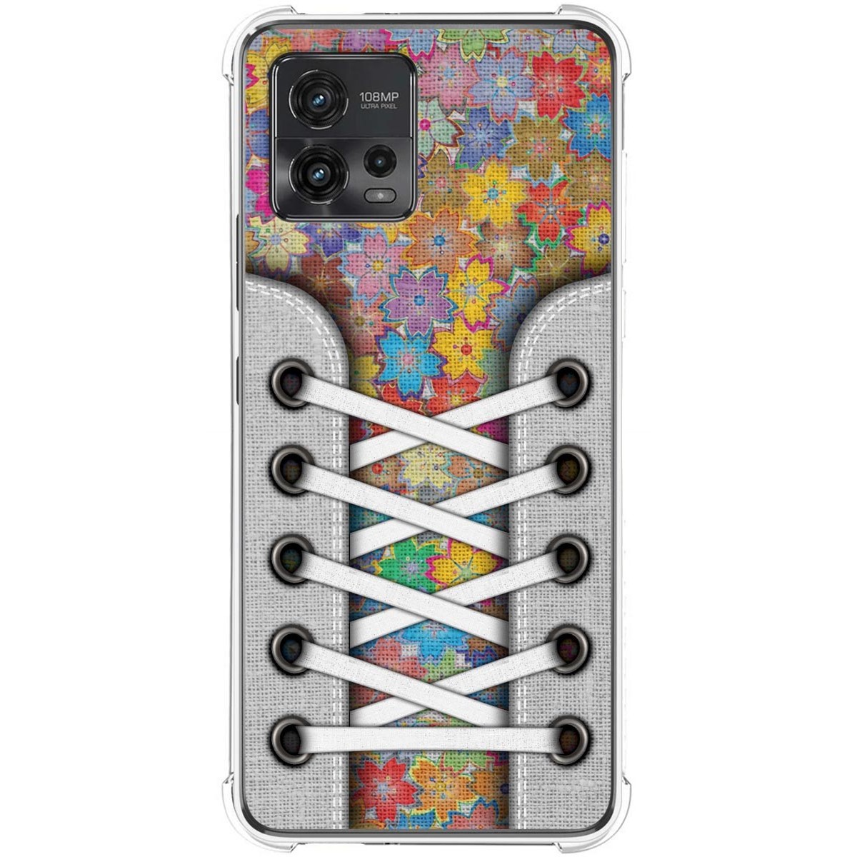 Funda Silicona Antigolpes para Motorola Moto G72 4G diseño Zapatillas 05 Dibujos