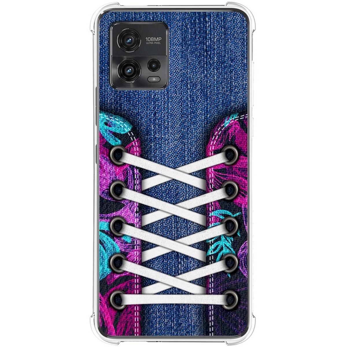 Funda Silicona Antigolpes para Motorola Moto G72 4G diseño Zapatillas 06 Dibujos