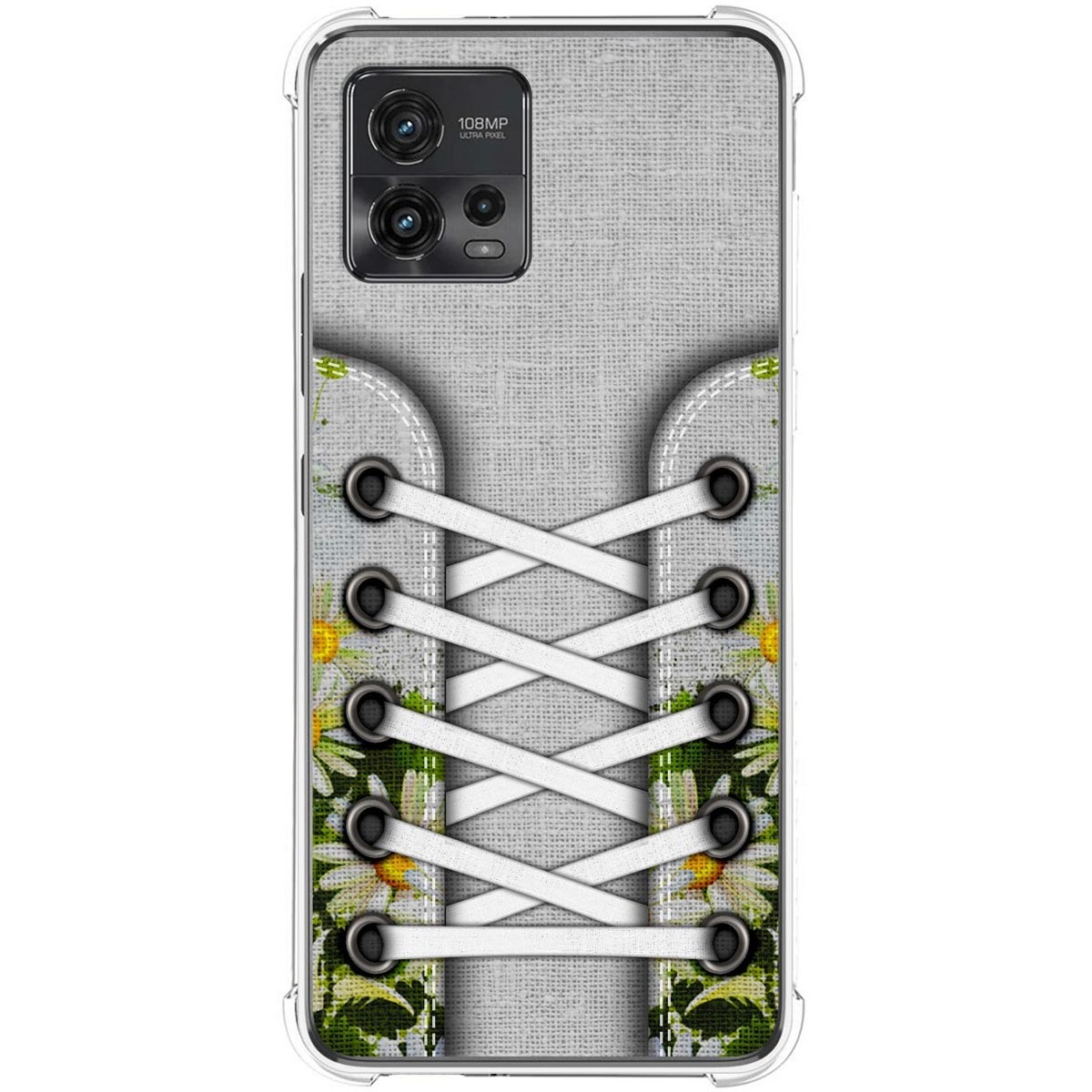 Funda Silicona Antigolpes para Motorola Moto G72 4G diseño Zapatillas 08 Dibujos