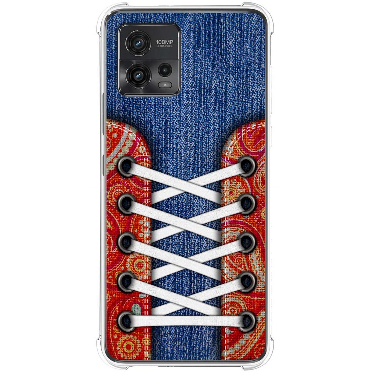 Funda Silicona Antigolpes para Motorola Moto G72 4G diseño Zapatillas 11 Dibujos