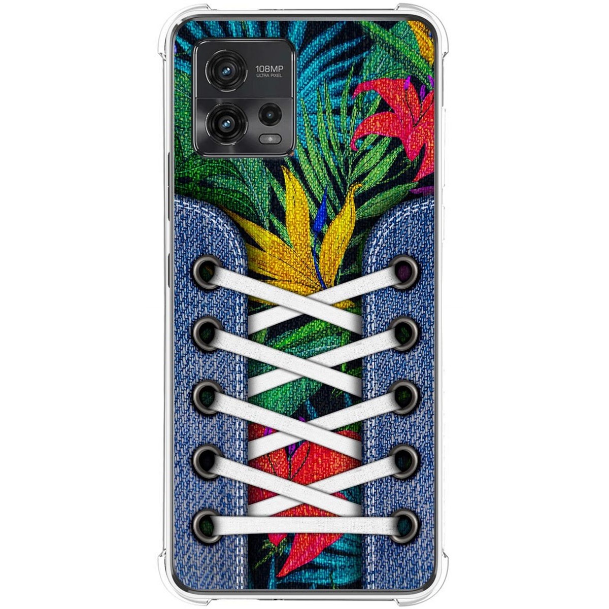Funda Silicona Antigolpes para Motorola Moto G72 4G diseño Zapatillas 12 Dibujos