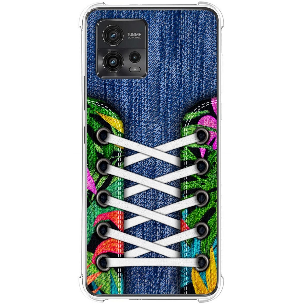 Funda Silicona Antigolpes para Motorola Moto G72 4G diseño Zapatillas 13 Dibujos