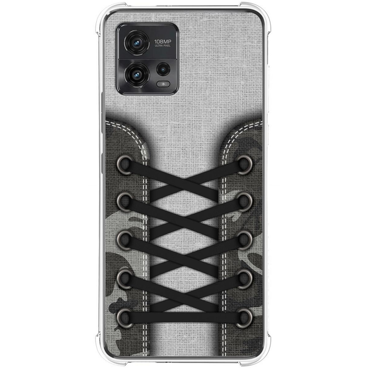 Funda Silicona Antigolpes para Motorola Moto G72 4G diseño Zapatillas 16 Dibujos