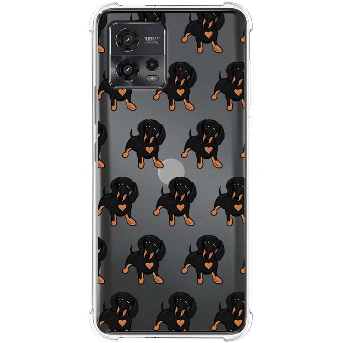 Funda Silicona Antigolpes para Motorola Moto G72 4G diseño Perros 10 Dibujos