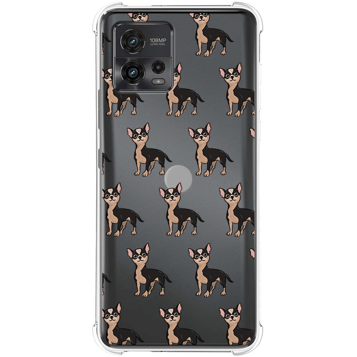 Funda Silicona Antigolpes para Motorola Moto G72 4G diseño Perros 11 Dibujos