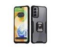 Funda Bumper Borde Negra con Anillo para Samsung Galaxy A04s
