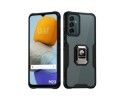 Funda Bumper Borde Negra con Anillo para Samsung Galaxy M23 5G