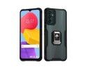 Funda Bumper Borde Negra con Anillo para Samsung Galaxy M13 4G