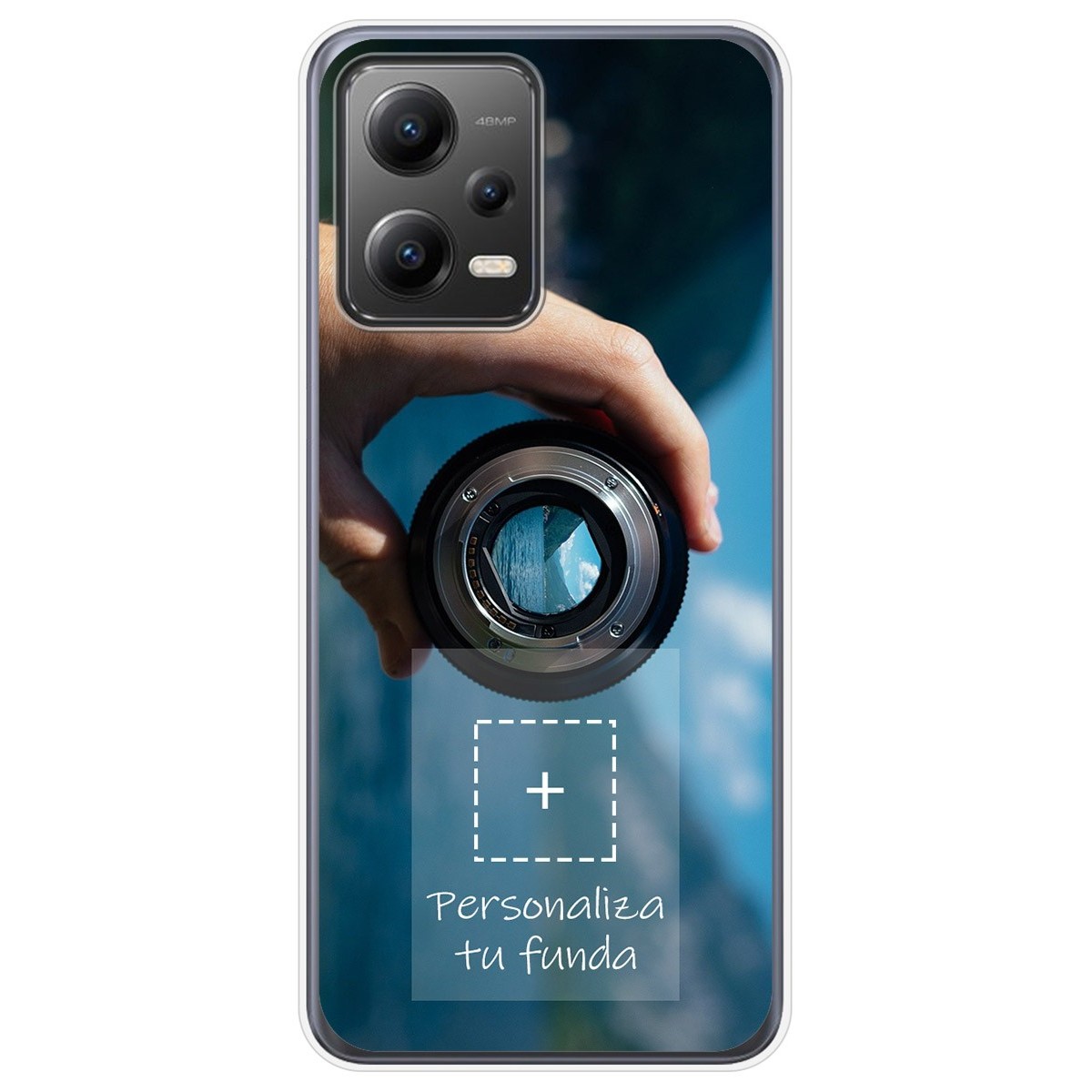 Personaliza tu Funda Silicona Gel Tpu Transparente con tu Fotografia para Xiaomi POCO X5 5G Dibujo Personalizada