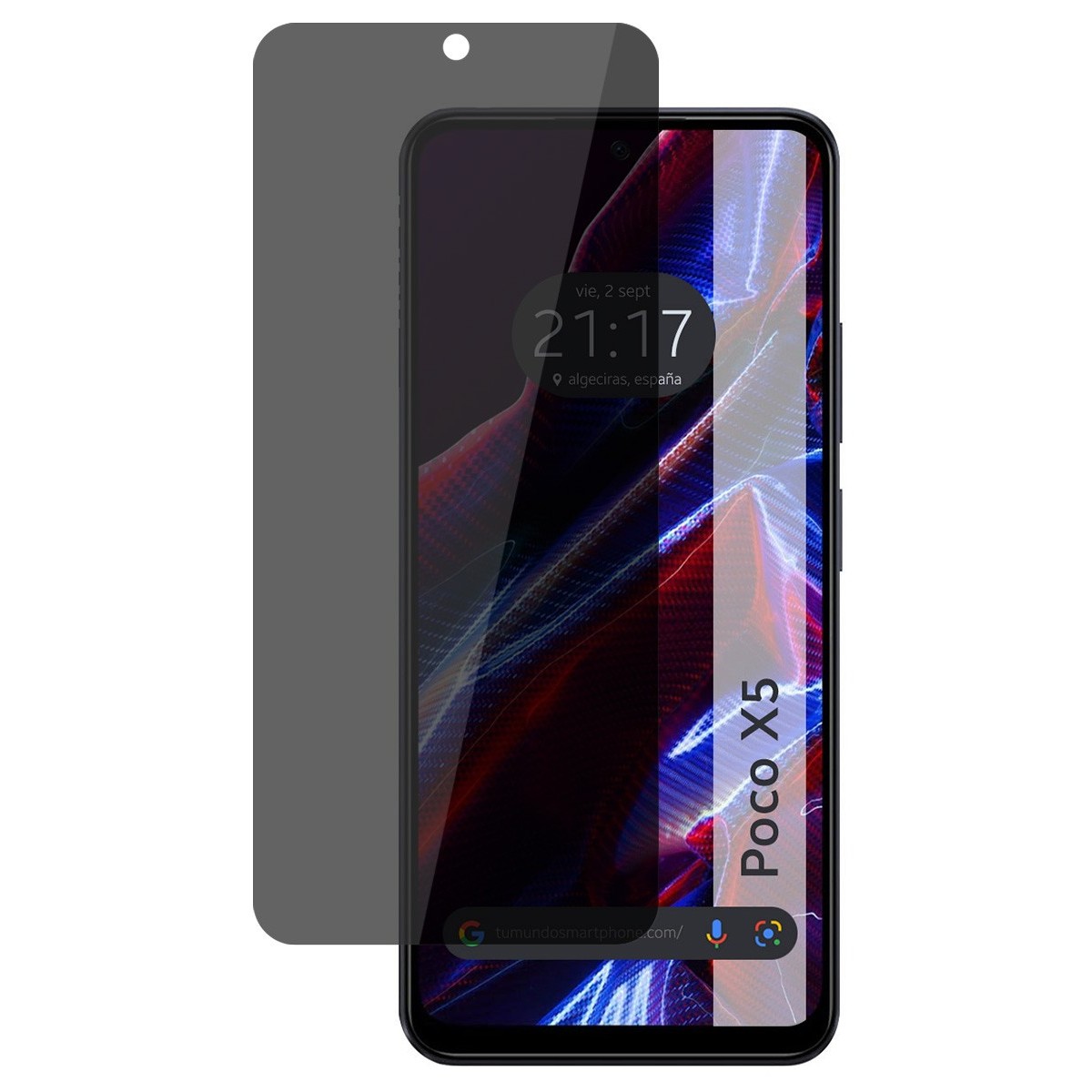 Protector Pantalla Hidrogel Privacidad Antiespías compatible con Xiaomi POCO X5 5G