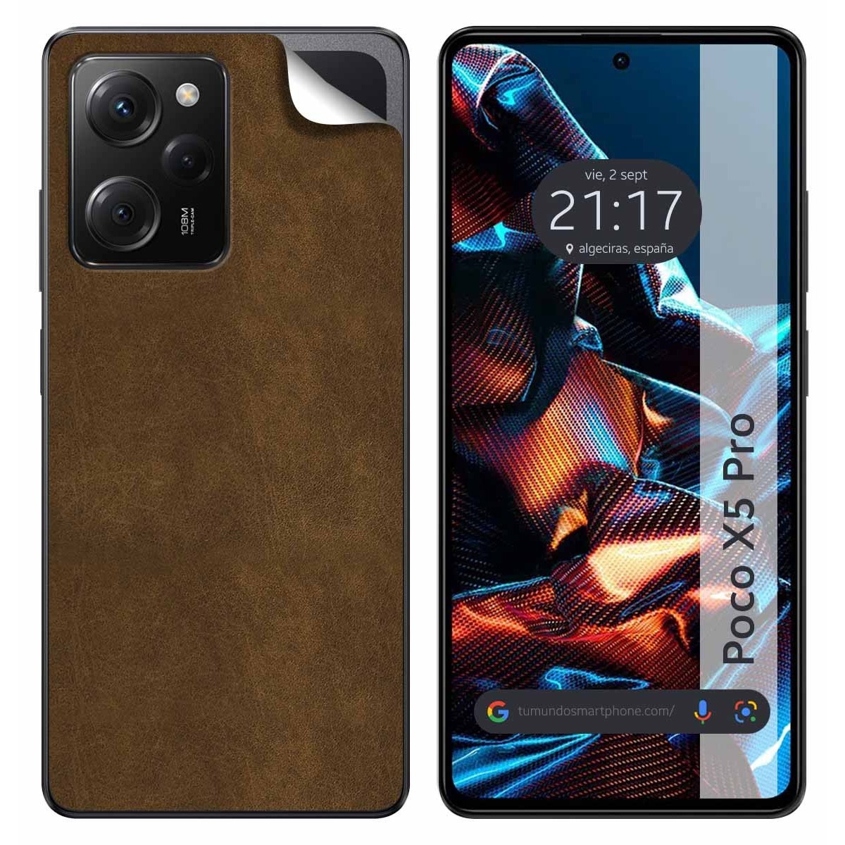 Pegatina Vinilo Autoadhesiva Textura Piel compatible con Xiaomi POCO X5 5G
